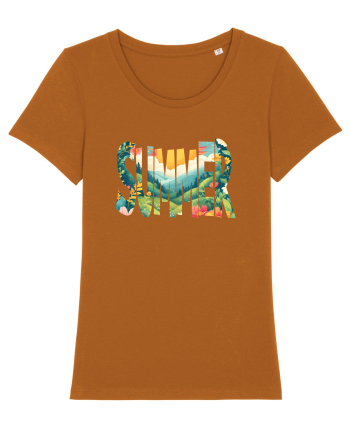 SUMMER - VARA FLORI PEISAJ MUNTE  Roasted Orange