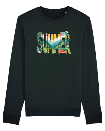 SUMMER - VARA FLORI PEISAJ MUNTE  Black