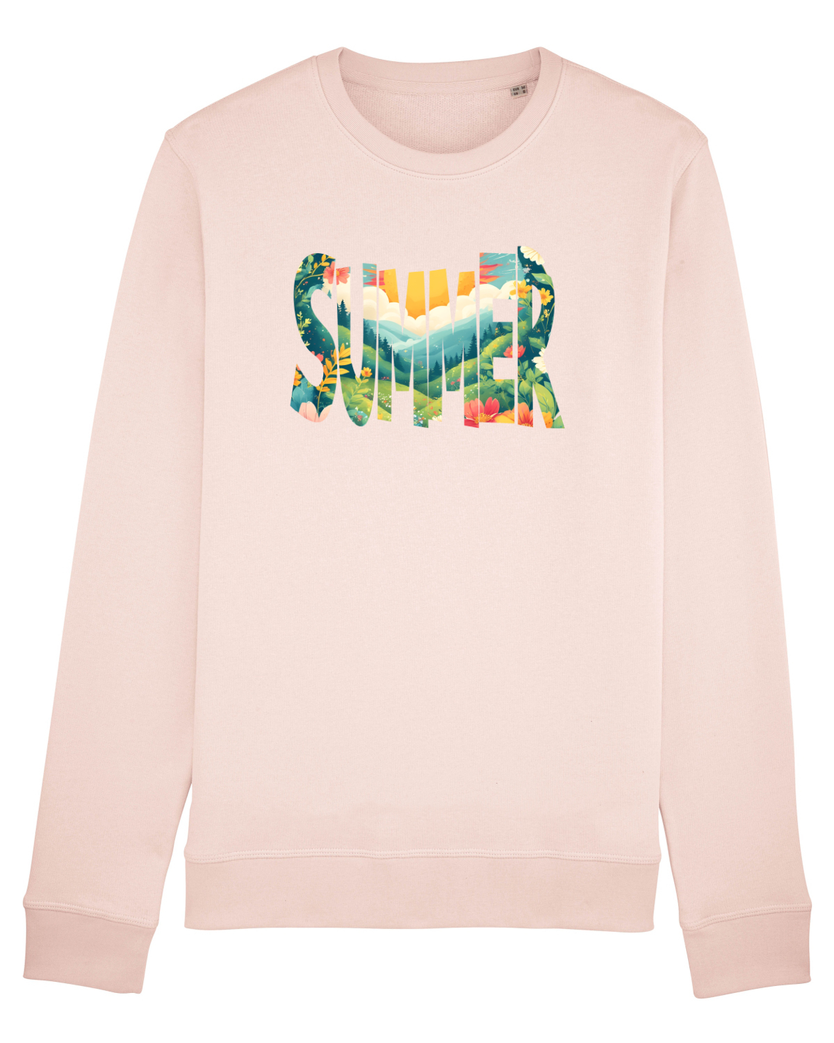 Bluză mânecă lungă Unisex Rise Candy Pink
