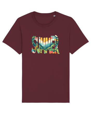 SUMMER - VARA FLORI PEISAJ MUNTE  Burgundy