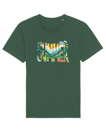 SUMMER - VARA FLORI PEISAJ MUNTE  Bottle Green