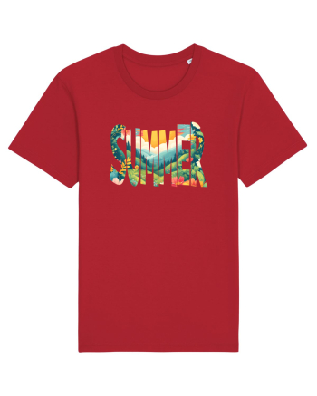 SUMMER - VARA FLORI PEISAJ MUNTE  Red