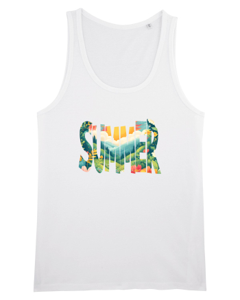 SUMMER - VARA FLORI PEISAJ MUNTE  White