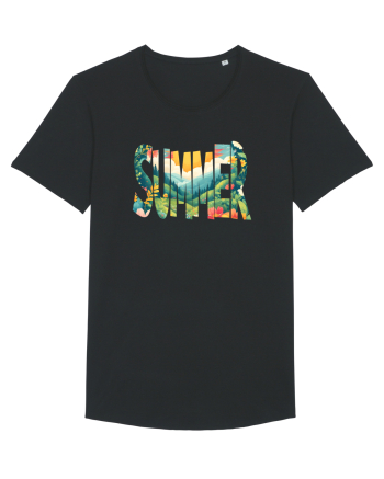 SUMMER - VARA FLORI PEISAJ MUNTE  Black