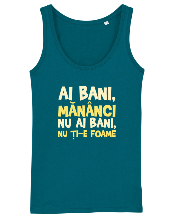 AI BANI, MANANCI. NU AI BANI, NU TI-E FOAME Ocean Depth