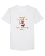 AI GRIJA DE COPIII TAI, EI ITI VOR ALEGE AZILUL - batran Tricou mânecă scurtă guler larg Bărbat Skater