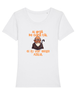 AI GRIJA DE COPIII TAI, EI ITI VOR ALEGE AZILUL - batran 2 Tricou mânecă scurtă guler larg fitted Damă Expresser