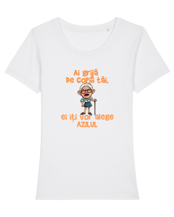 AI GRIJA DE COPIII TAI, EI ITI VOR ALEGE AZILUL - batrana 2 White