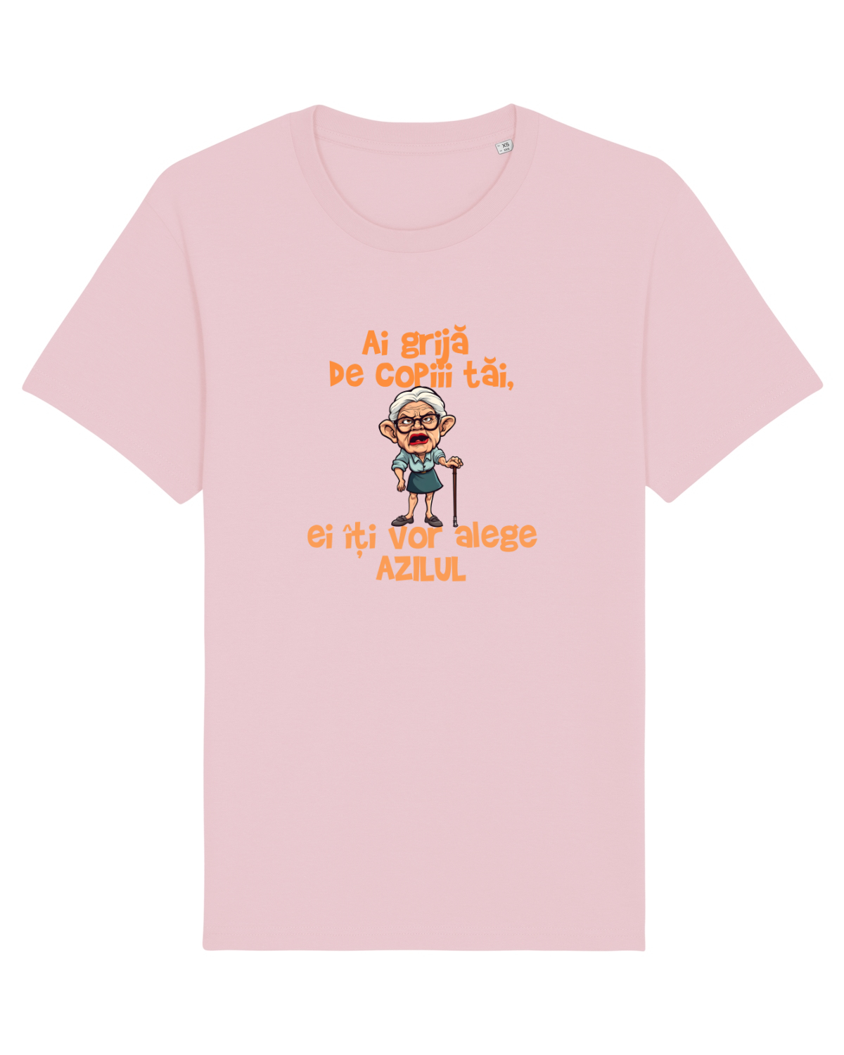 Tricou mânecă scurtă Unisex Rocker Cotton Pink