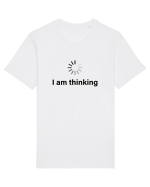 Ma gandesc... Tricou mânecă scurtă Unisex Rocker