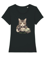 PLATA O PLOMO - MOTAN MAFIOT Tricou mânecă scurtă guler larg fitted Damă Expresser