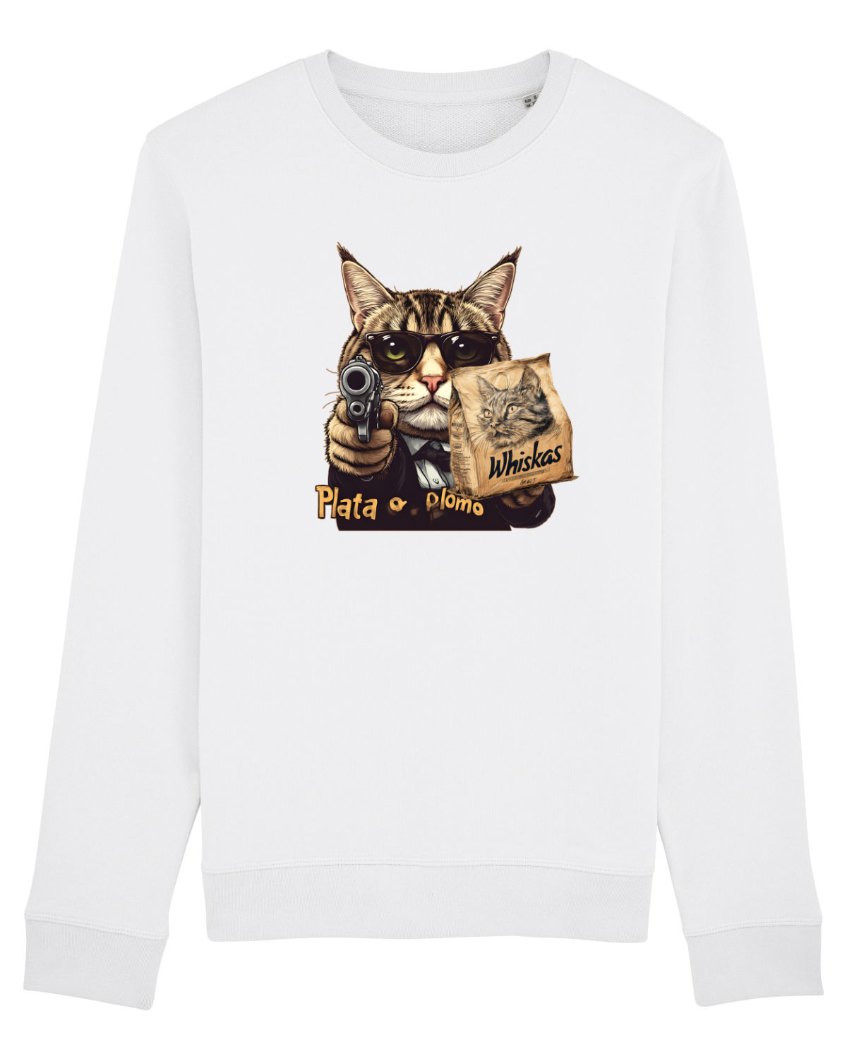 Bluză mânecă lungă Unisex Rise White