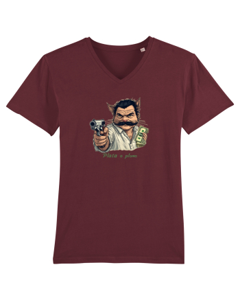 PLATA O PLOMO - MOTANUL MAFIOT ESCOBAR 2 Burgundy
