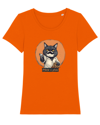 PLATA O PLOMO - MOTANUL MAFIOT ESCOBAR - mancare pisici 2 Bright Orange