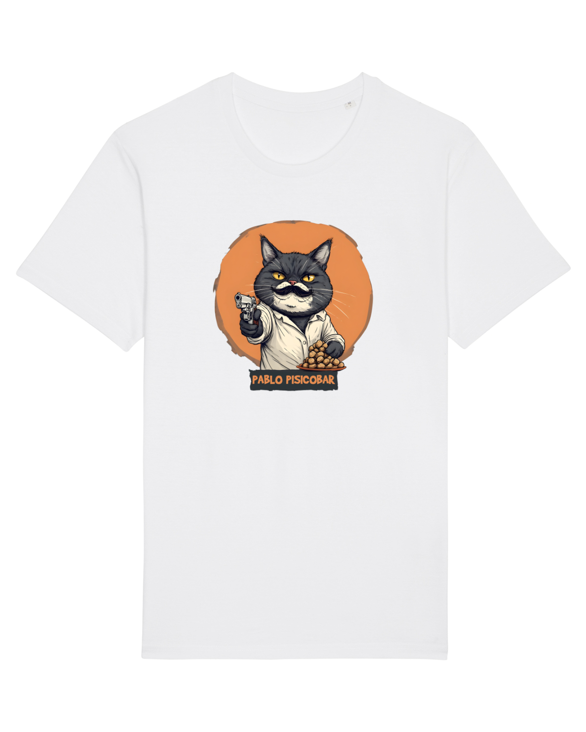 Tricou mânecă scurtă Unisex Rocker White