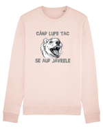CAND LUPII TAC, SE AUD JAVRELE 1 Bluză mânecă lungă Unisex Rise