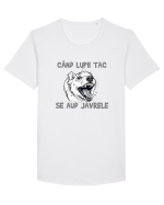 CAND LUPII TAC, SE AUD JAVRELE 1 Tricou mânecă scurtă guler larg Bărbat Skater