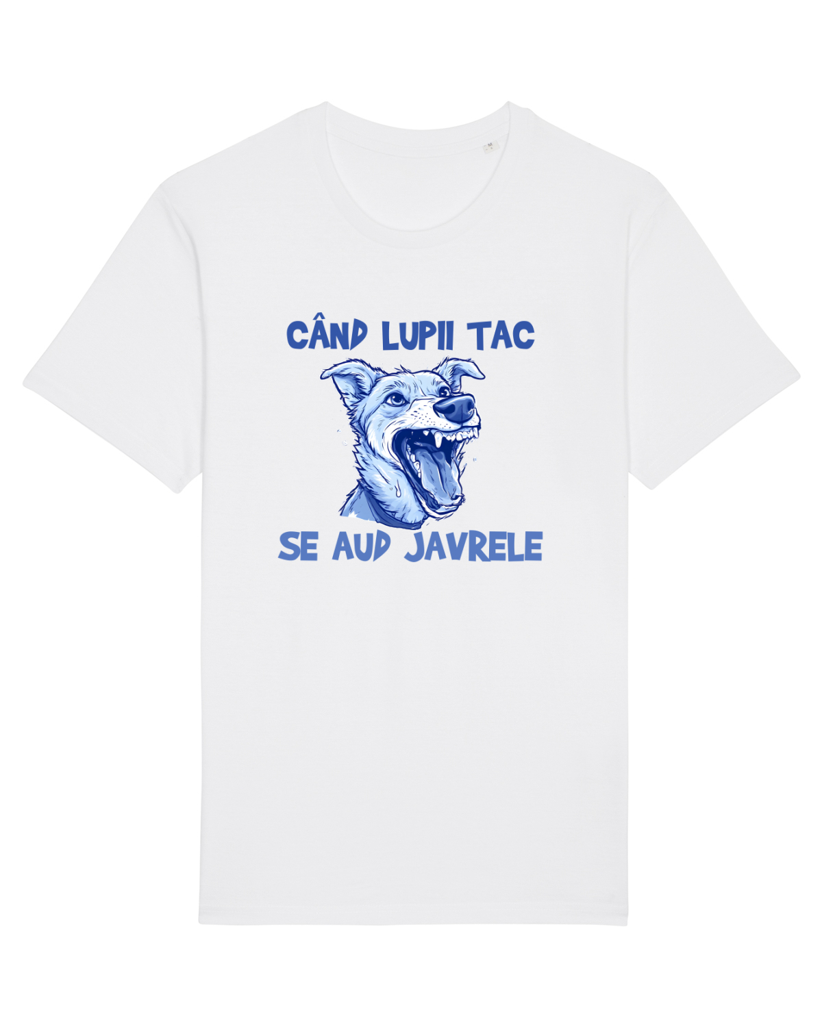 Tricou mânecă scurtă Unisex Rocker White