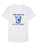 CAND LUPII TAC, SE AUD JAVRELE 2 Tricou mânecă scurtă guler larg Bărbat Skater