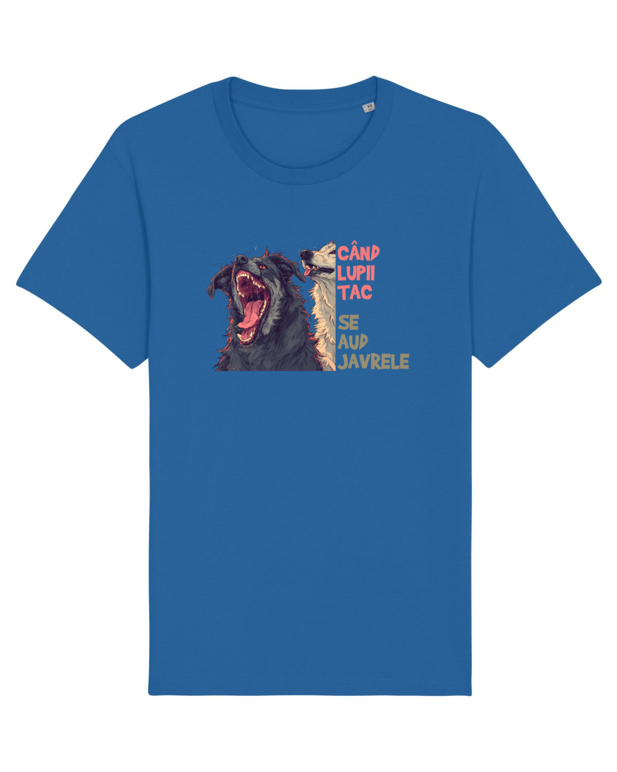 Tricou mânecă scurtă Unisex Rocker Royal Blue