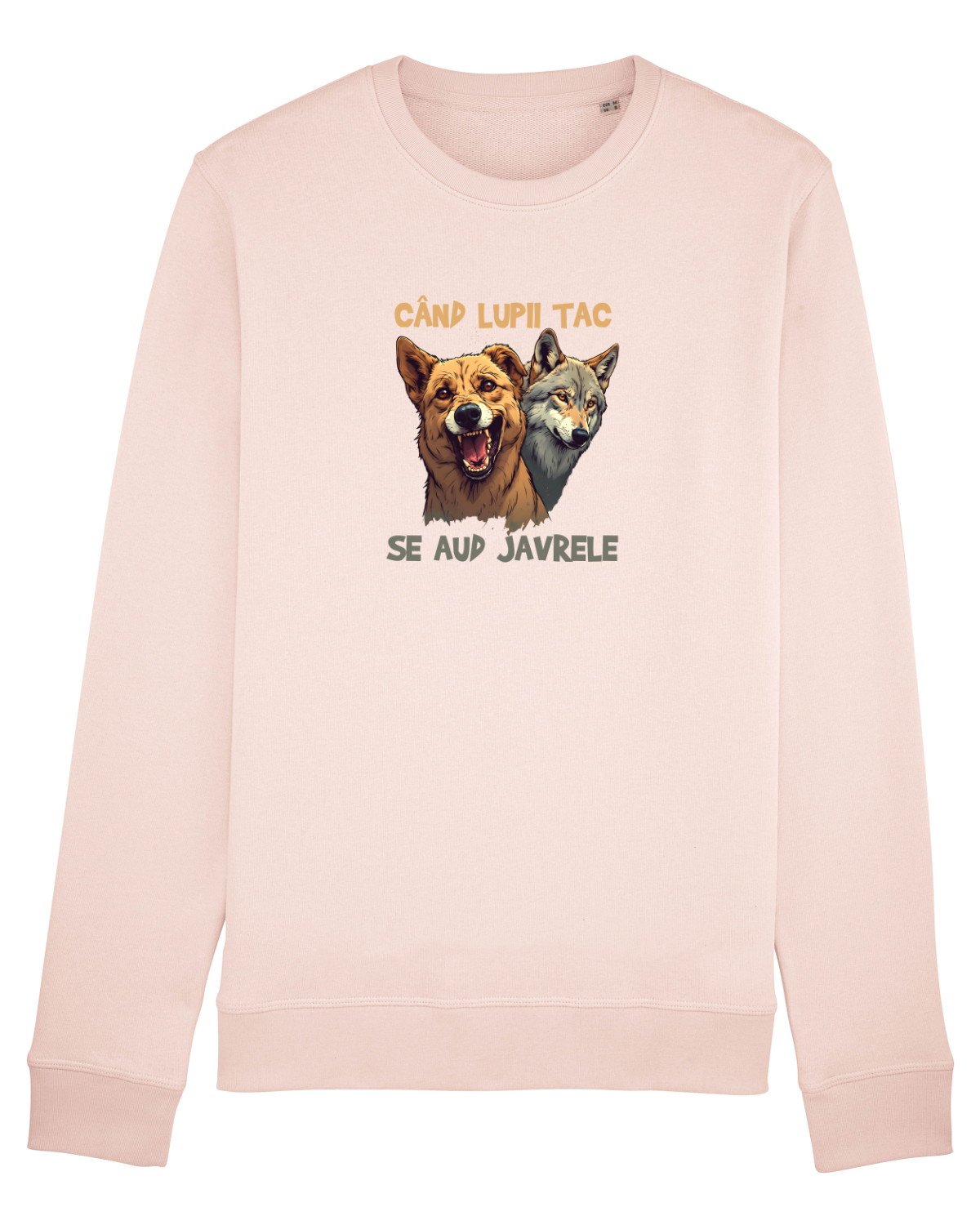 Bluză mânecă lungă Unisex Rise Candy Pink