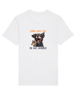 CAND LUPII TAC, SE AUD JAVRELE 5 Tricou mânecă scurtă Unisex Rocker