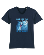 CAND LUPII TAC, SE AUD JAVRELE 6 Tricou mânecă scurtă guler V Bărbat Presenter