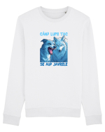 CAND LUPII TAC, SE AUD JAVRELE 6 Bluză mânecă lungă Unisex Rise