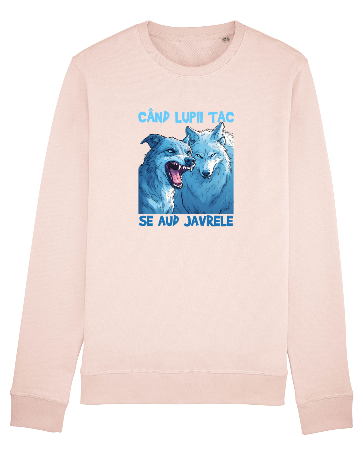 Bluză mânecă lungă Unisex Rise Candy Pink