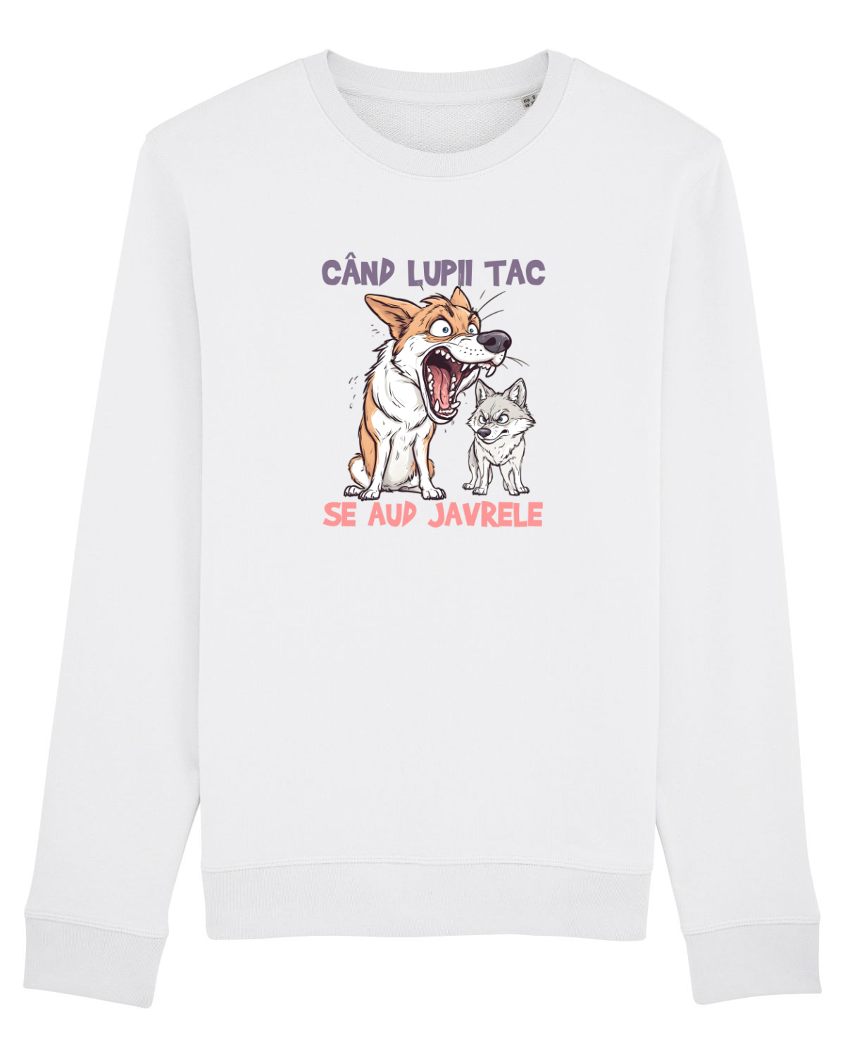 Bluză mânecă lungă Unisex Rise White