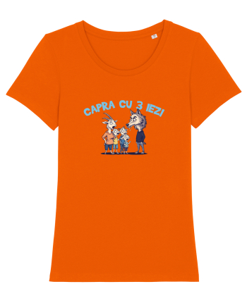 CAPRA CU 3 IEZI - POVESTE 1 Bright Orange