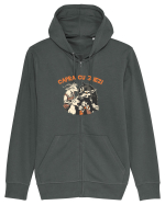 CAPRA CU 3 IEZI - POVESTE 2 Hanorac cu fermoar Unisex Connector
