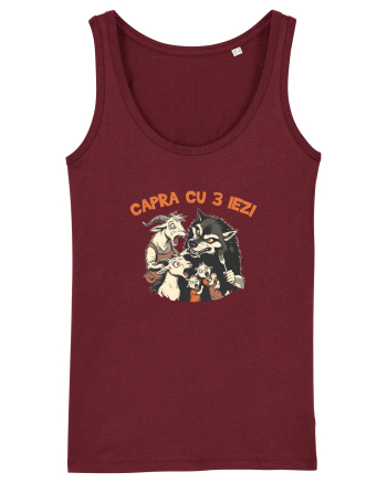 CAPRA CU 3 IEZI - POVESTE 2 Burgundy