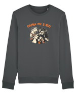 CAPRA CU 3 IEZI - POVESTE 2 Bluză mânecă lungă Unisex Rise