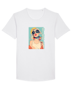 DIVA DIVELOR 2 Tricou mânecă scurtă guler larg Bărbat Skater