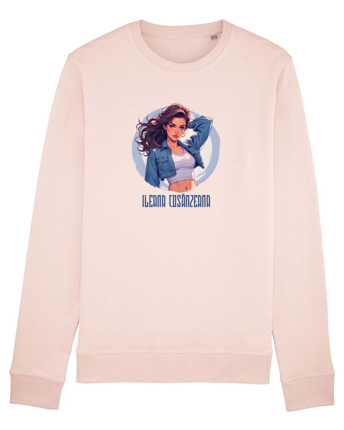 Bluză mânecă lungă Unisex Rise Candy Pink