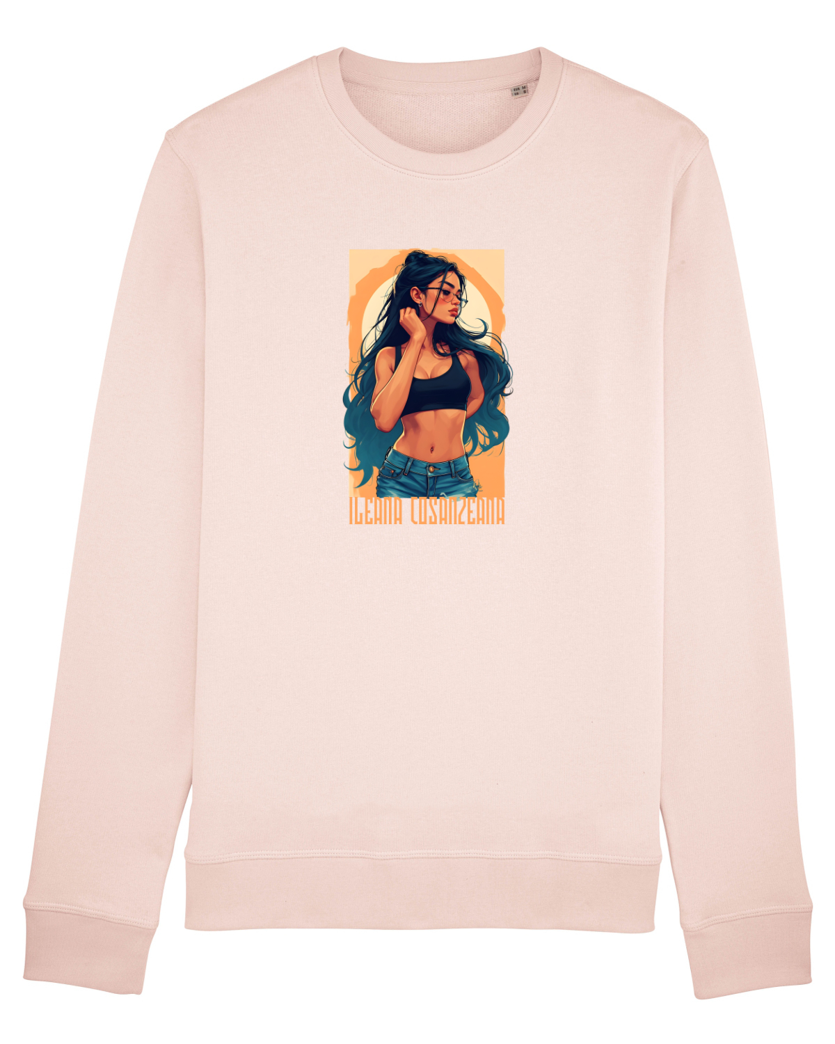Bluză mânecă lungă Unisex Rise Candy Pink