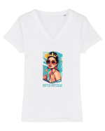 PRINTESA PRINTESELOR 2 Tricou mânecă scurtă guler V Damă Evoker