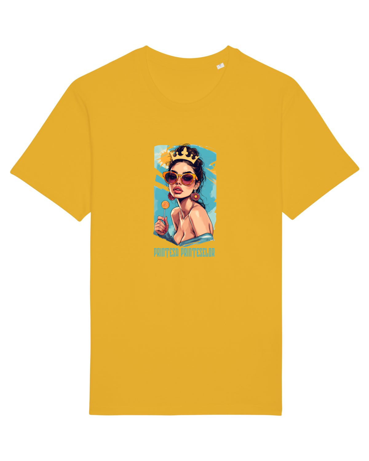 Tricou mânecă scurtă Unisex Rocker Spectra Yellow