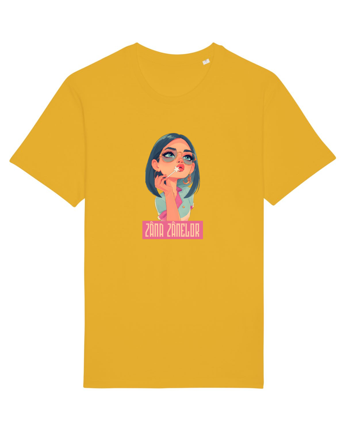 Tricou mânecă scurtă Unisex Rocker Spectra Yellow