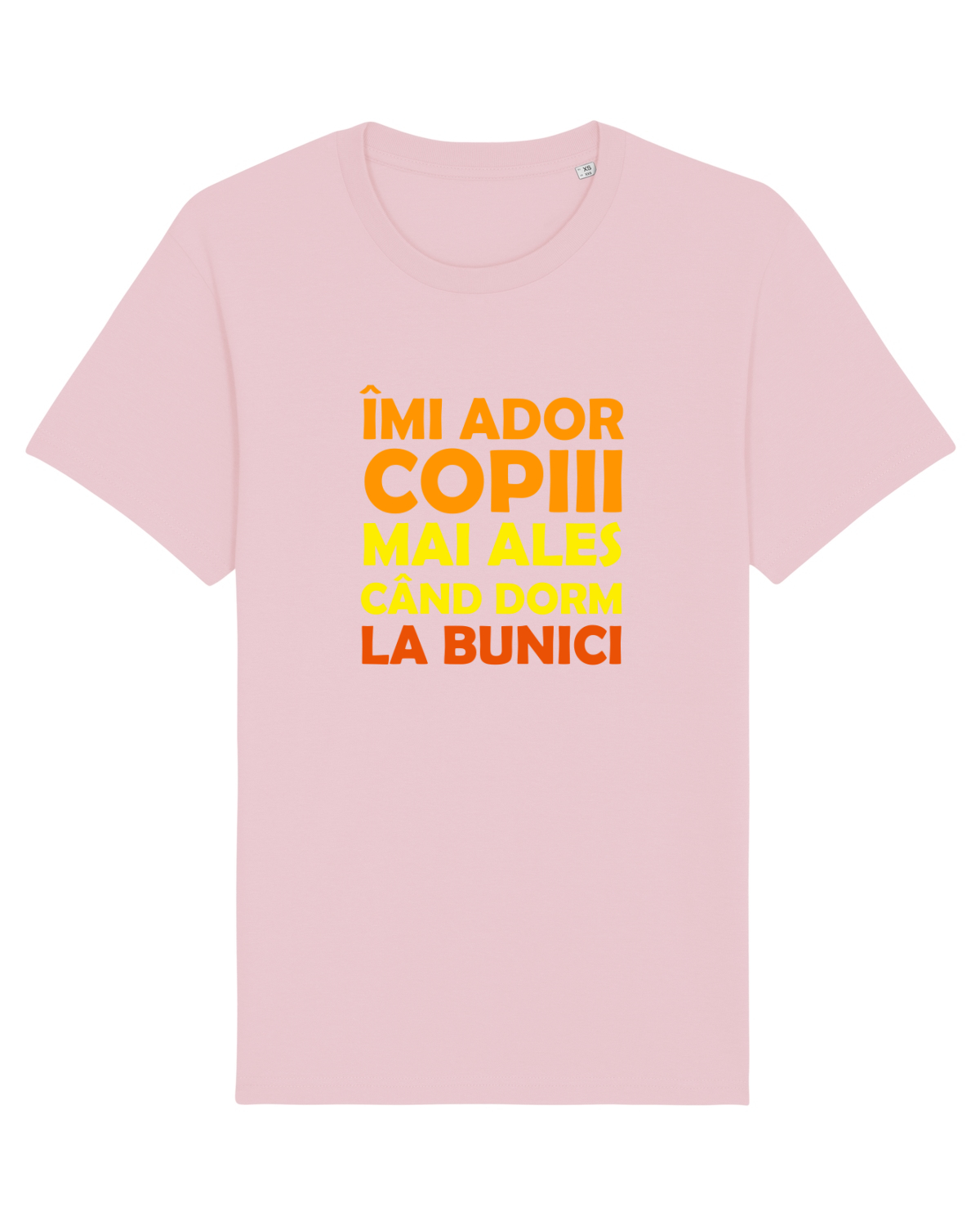 Tricou mânecă scurtă Unisex Rocker Cotton Pink