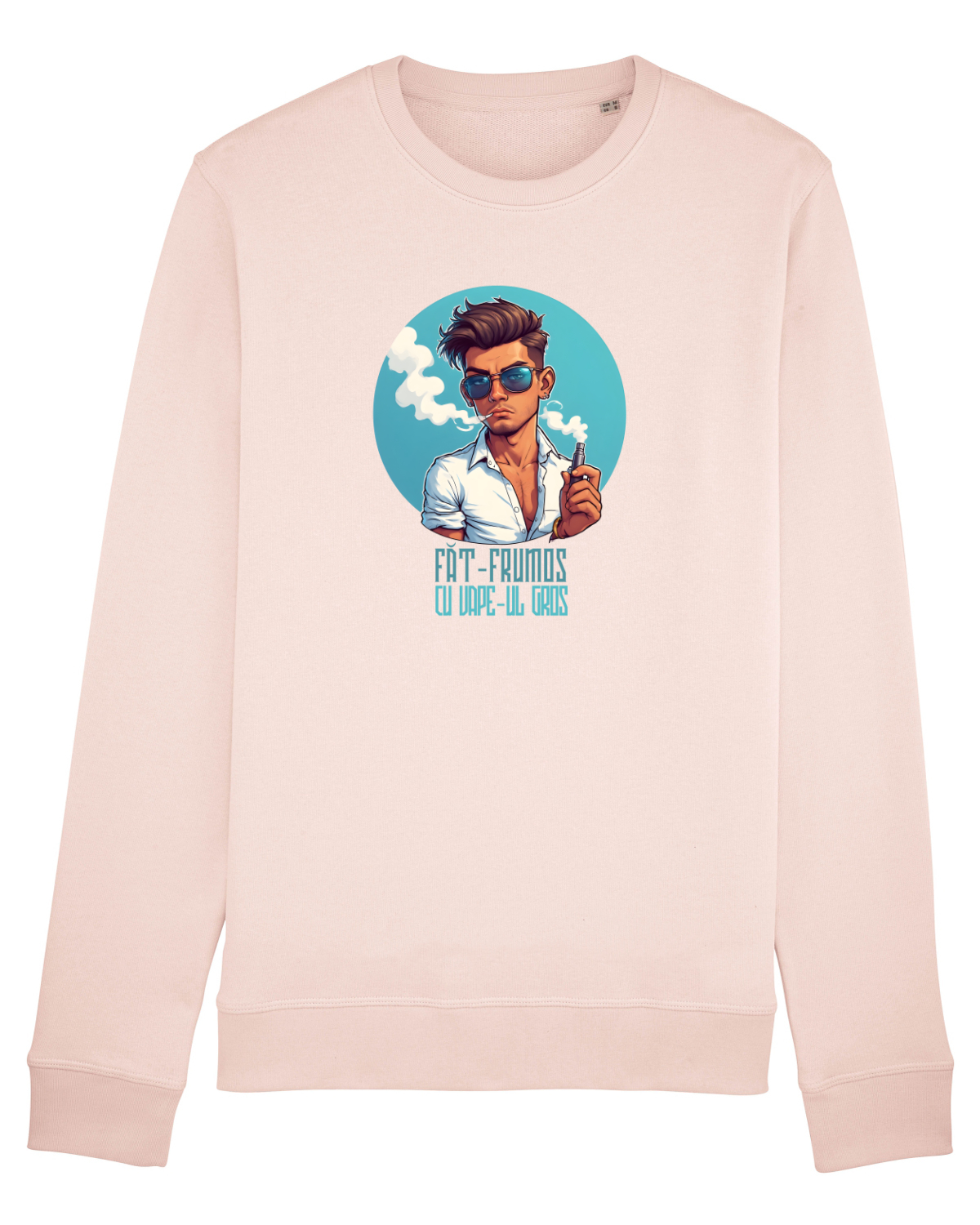 Bluză mânecă lungă Unisex Rise Candy Pink