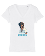 SUNT MAIN CHARACTER Tricou mânecă scurtă guler V Damă Evoker