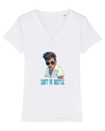 SUNT PE HUSTLE White
