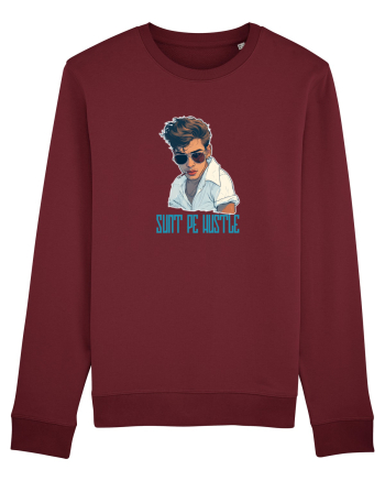SUNT PE HUSTLE Burgundy