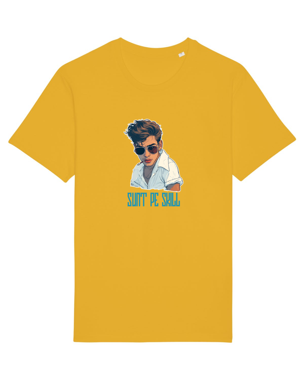 Tricou mânecă scurtă Unisex Rocker Spectra Yellow