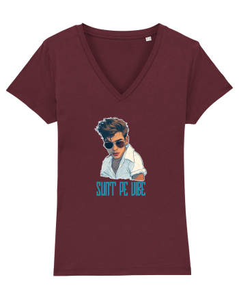 SUNT PE VIBE Burgundy
