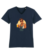 ZMEU Tricou mânecă scurtă guler V Bărbat Presenter