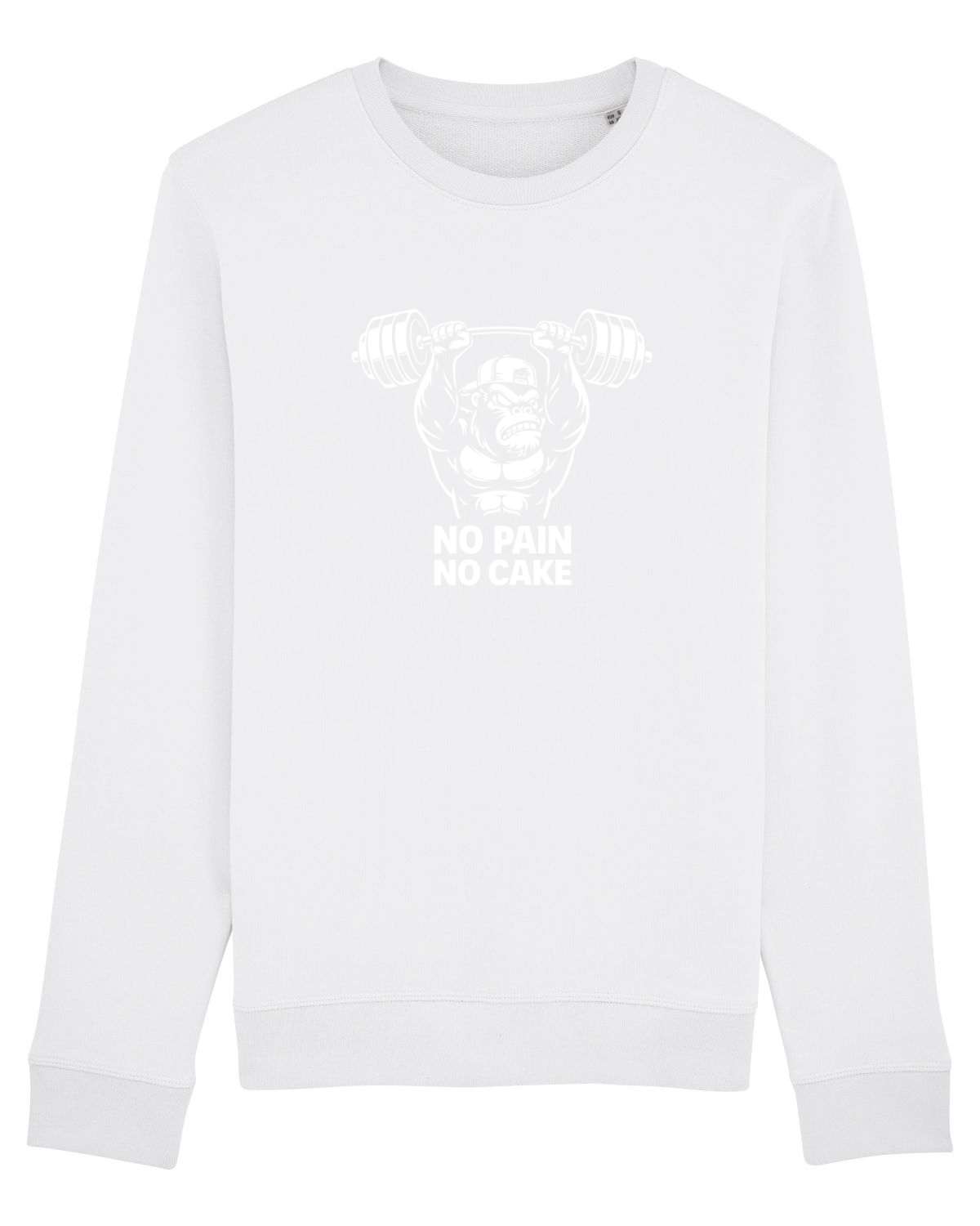 Bluză mânecă lungă Unisex Rise White