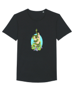 Șarpe aesthetic  Tricou mânecă scurtă guler larg Bărbat Skater